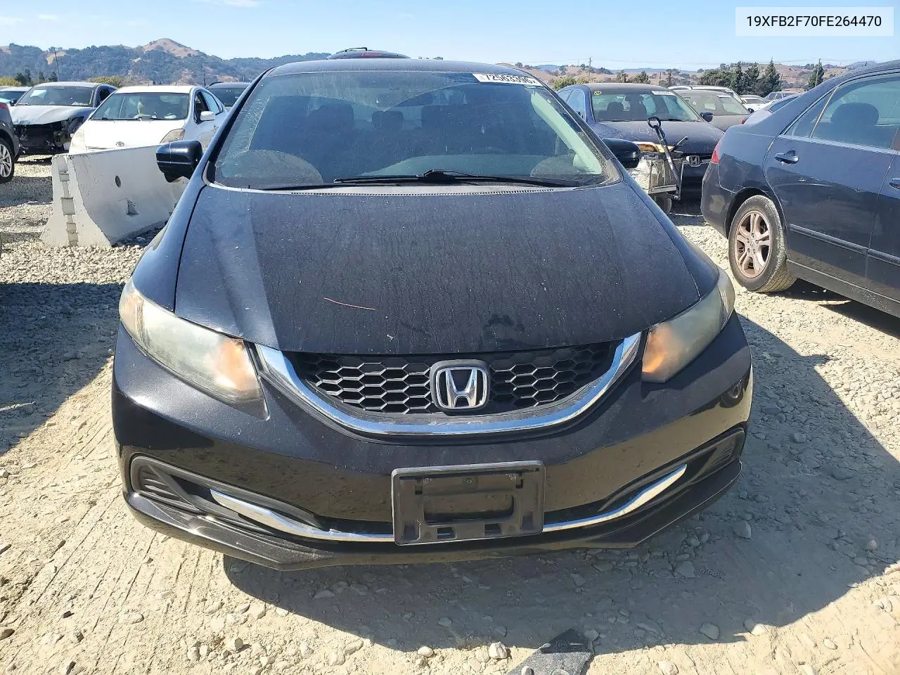 2015 HONDA CIVIC VIN 19XFB2F70FE264470 — фото 5