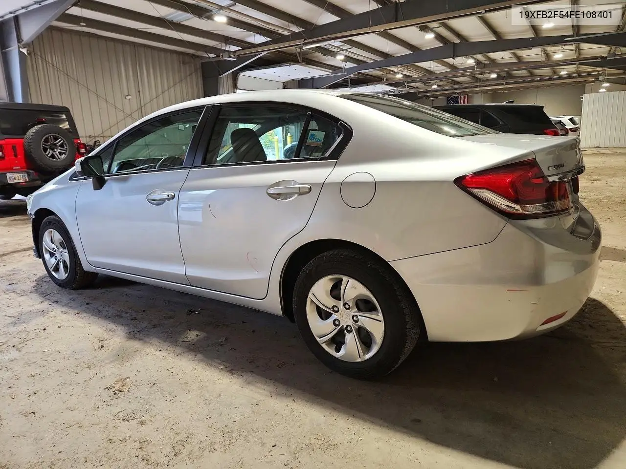 2015 HONDA CIVIC VIN 19XFB2F54FE108401 — фото 2