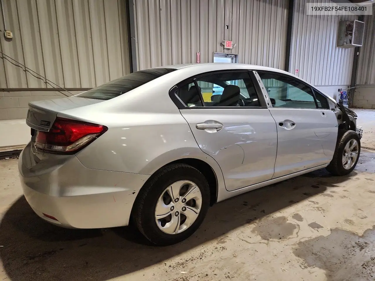 2015 HONDA CIVIC VIN 19XFB2F54FE108401 — фото 3