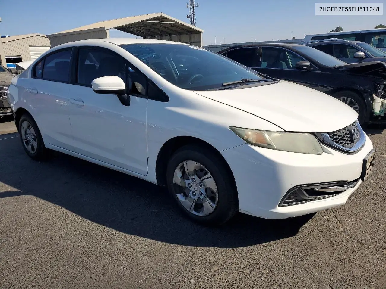 2015 HONDA CIVIC VIN 2HGFB2F55FH511048 — фото 4