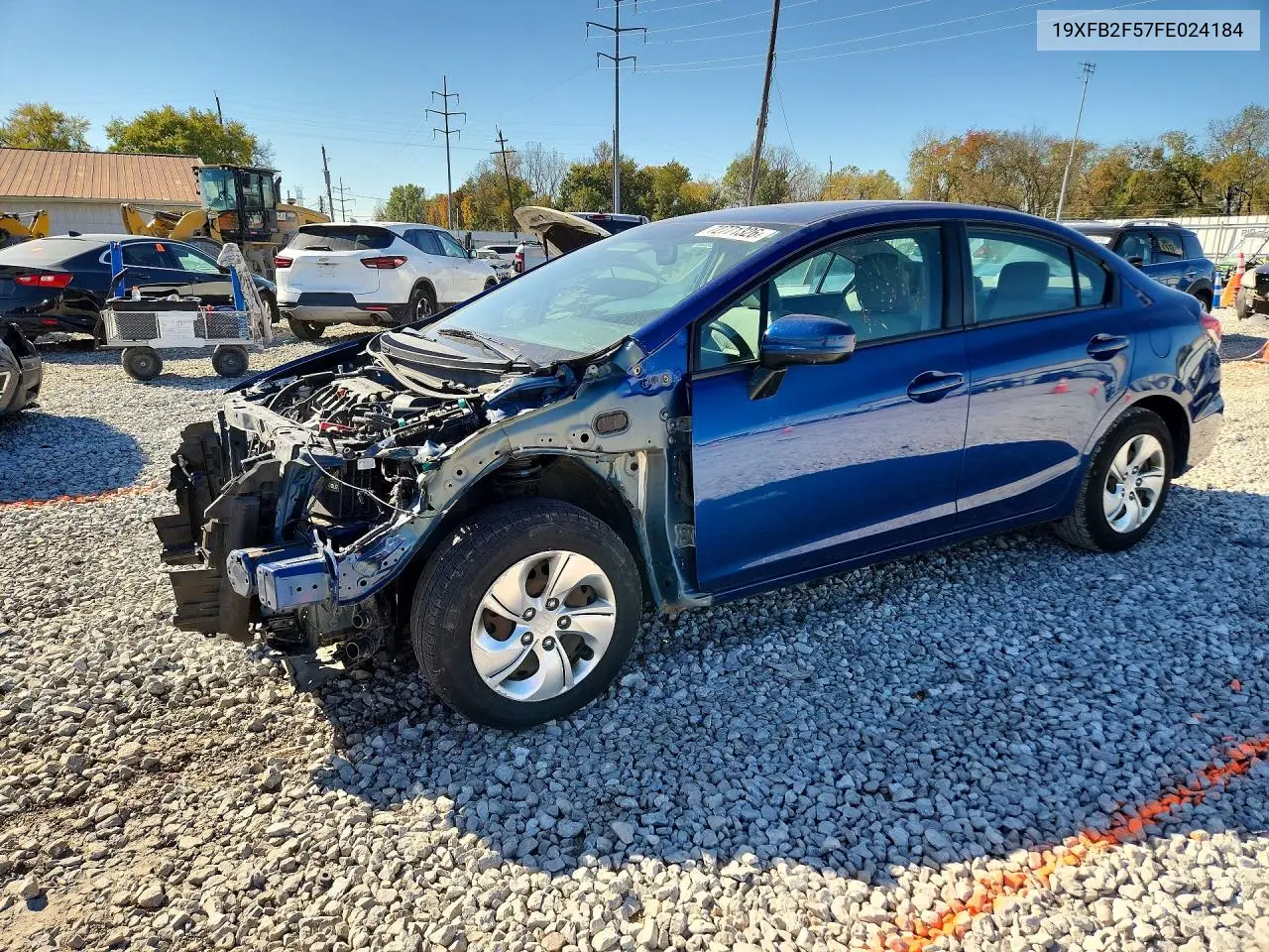 HONDA CIVIC 2015, VIN 19XFB2F57FE024184