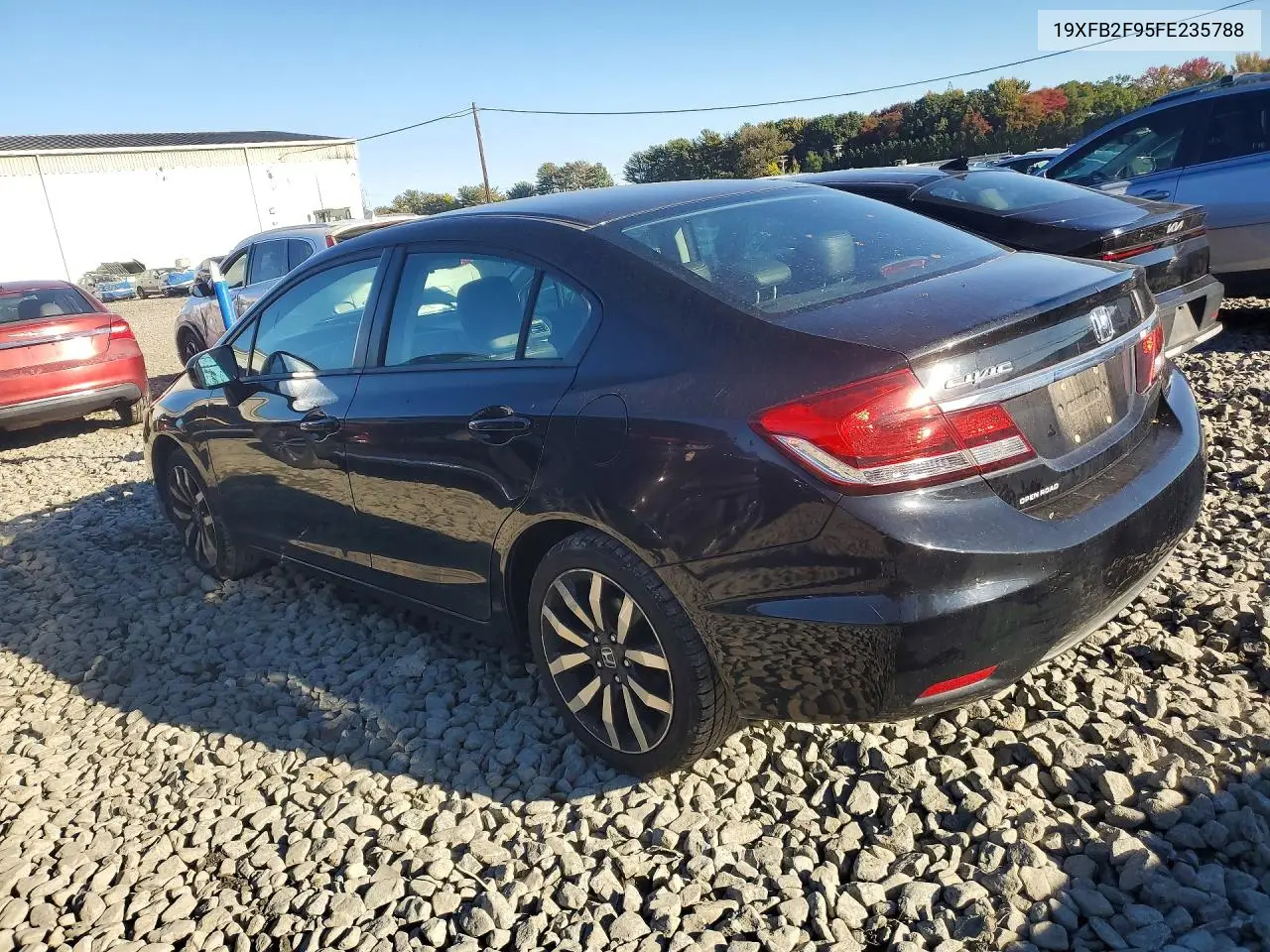 2015 HONDA CIVIC VIN 19XFB2F95FE235788 — фото 2