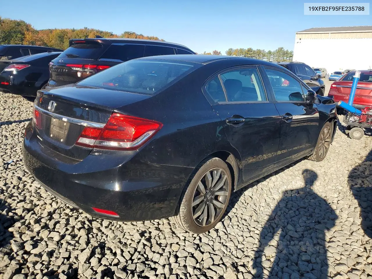 2015 HONDA CIVIC VIN 19XFB2F95FE235788 — фото 3
