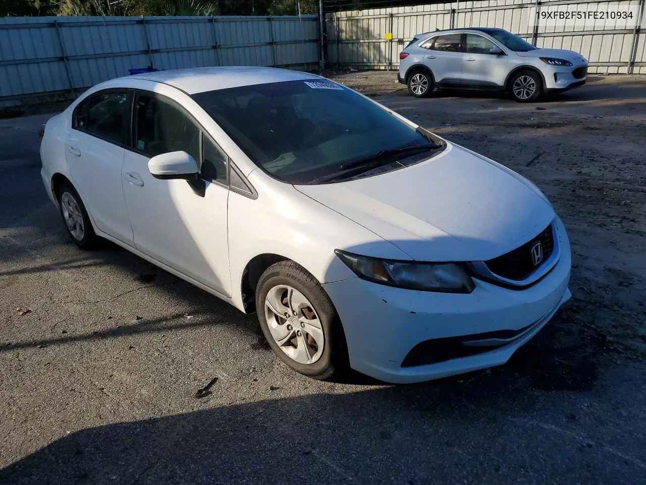 2015 HONDA CIVIC VIN 19XFB2F51FE210934 — фото 4