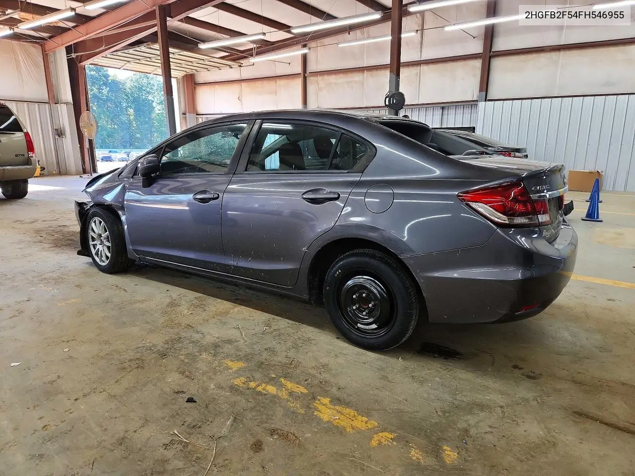 2015 HONDA CIVIC VIN 2HGFB2F54FH546955 — фото 2