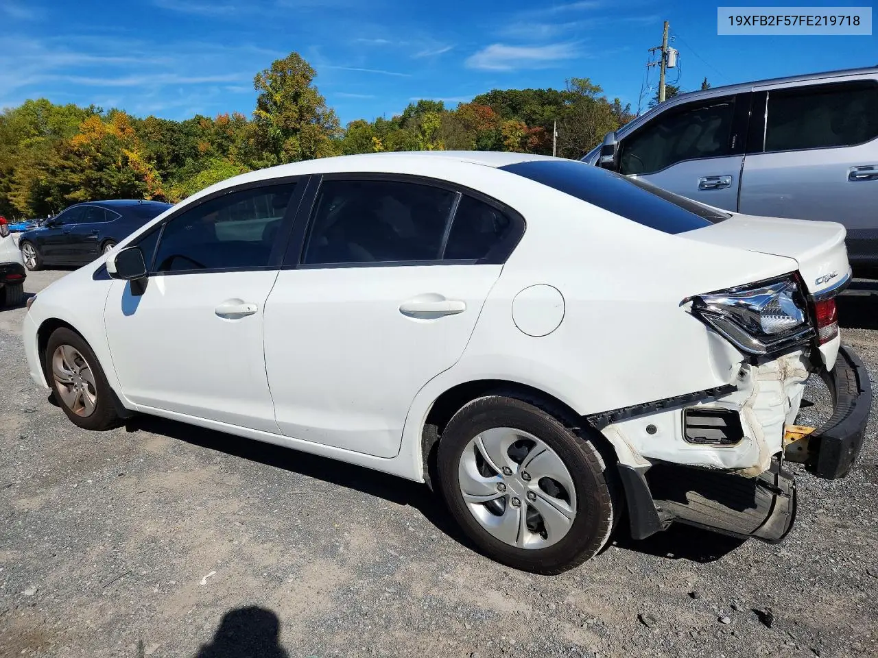 HONDA CIVIC 2015, VIN 19XFB2F57FE219718