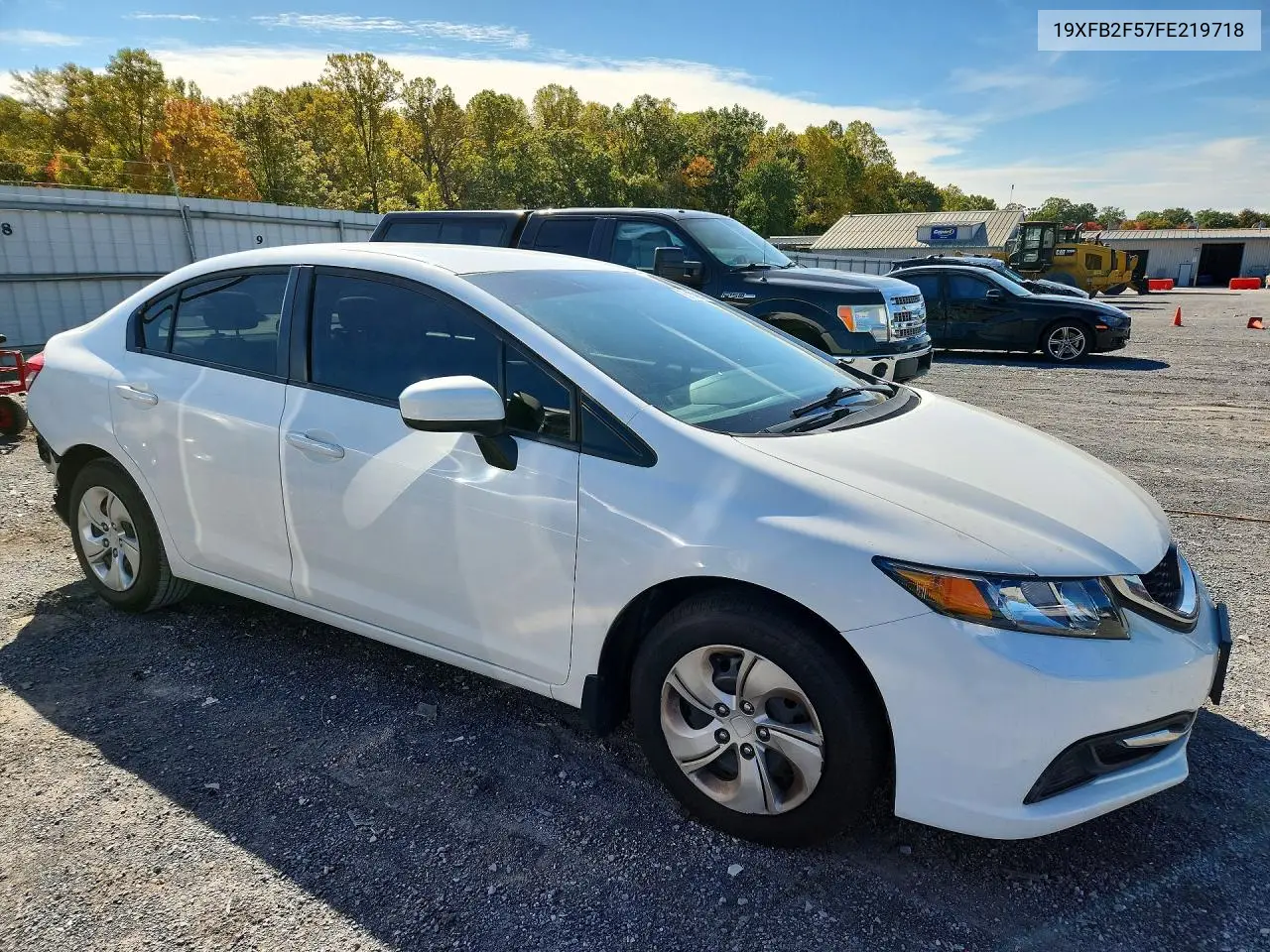 2015 HONDA CIVIC VIN 19XFB2F57FE219718 — фото 3