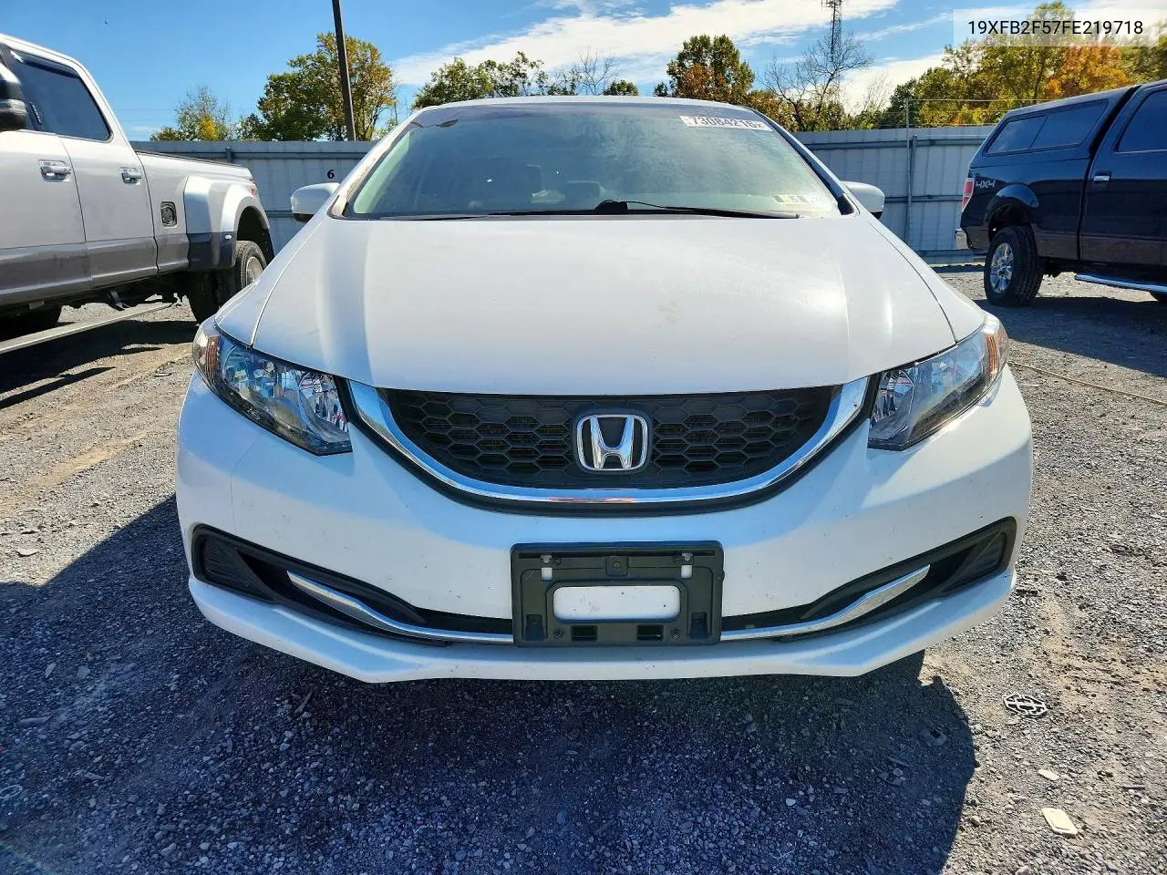2015 HONDA CIVIC VIN 19XFB2F57FE219718 — фото 4