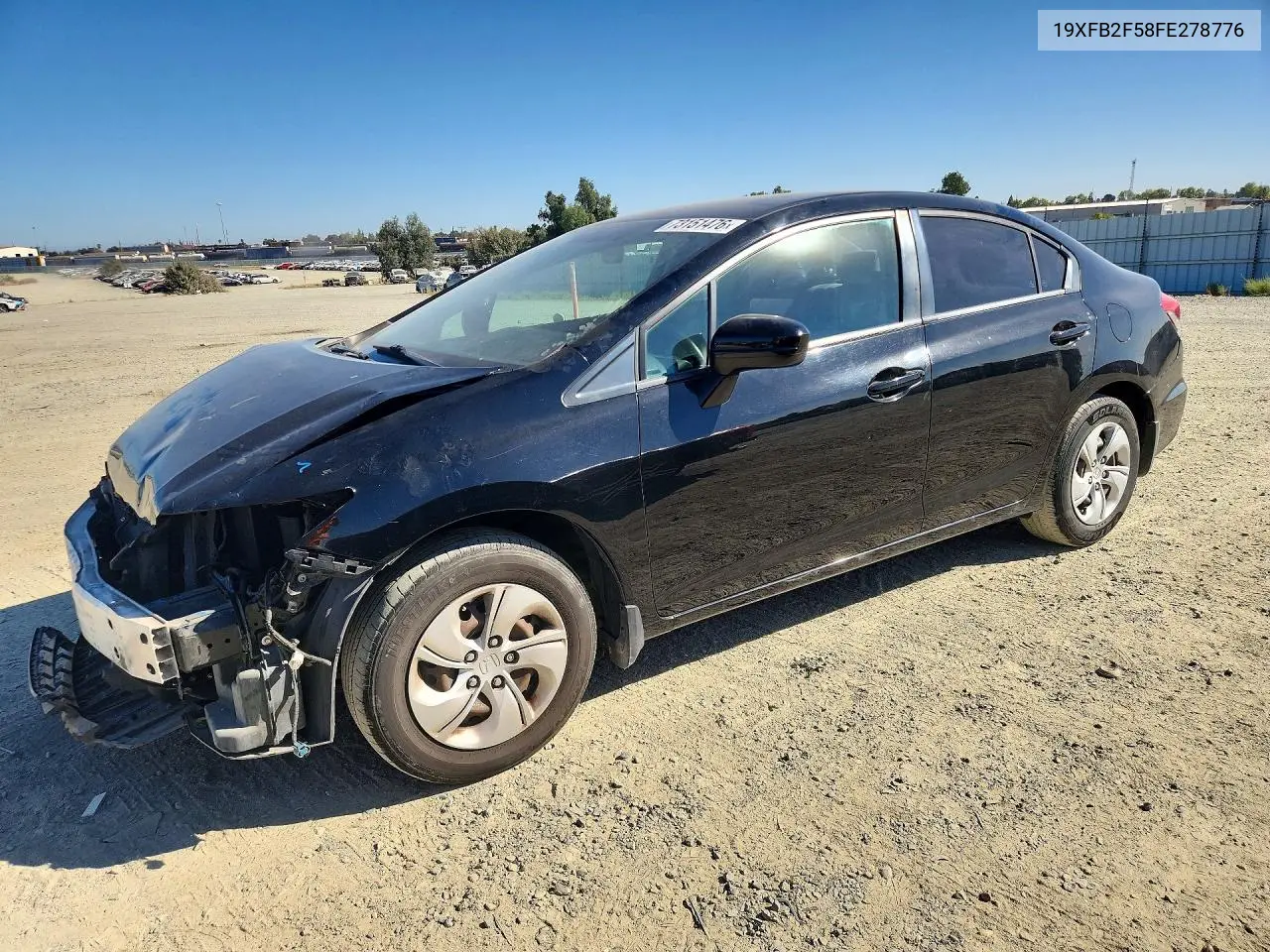 HONDA CIVIC 2015, VIN 19XFB2F58FE278776