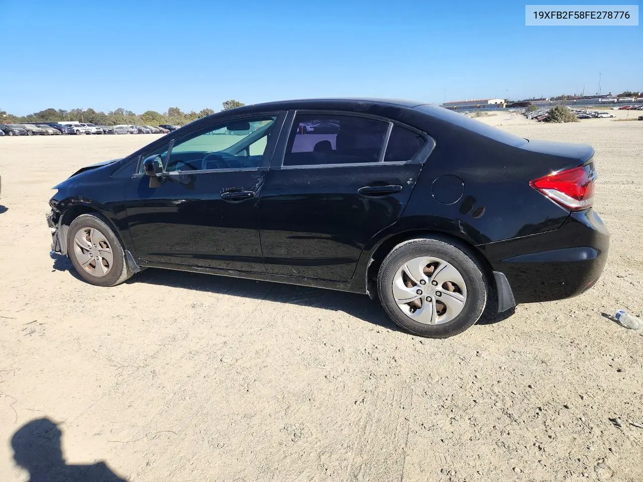 2015 HONDA CIVIC VIN 19XFB2F58FE278776 — фото 2
