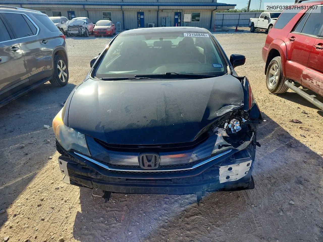 2015 HONDA CIVIC VIN 2HGFG3B87FH531907 — фото 5
