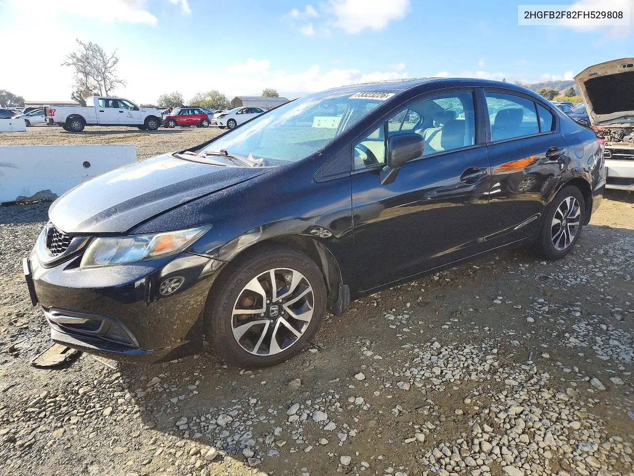 HONDA CIVIC 2015, VIN 2HGFB2F82FH529808