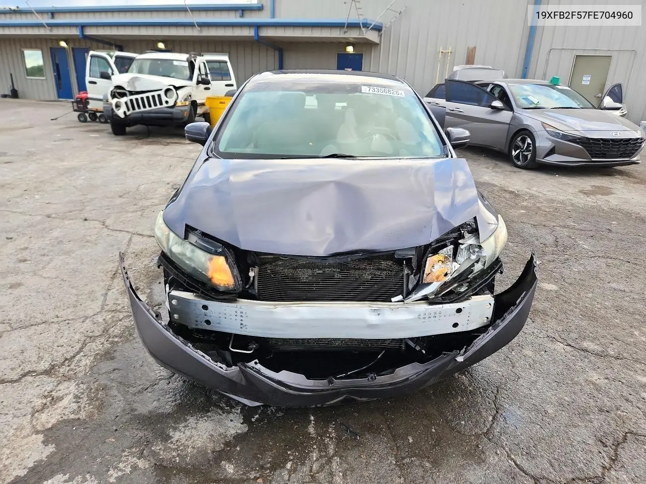 2015 HONDA CIVIC VIN 19XFB2F57FE704960 — фото 5