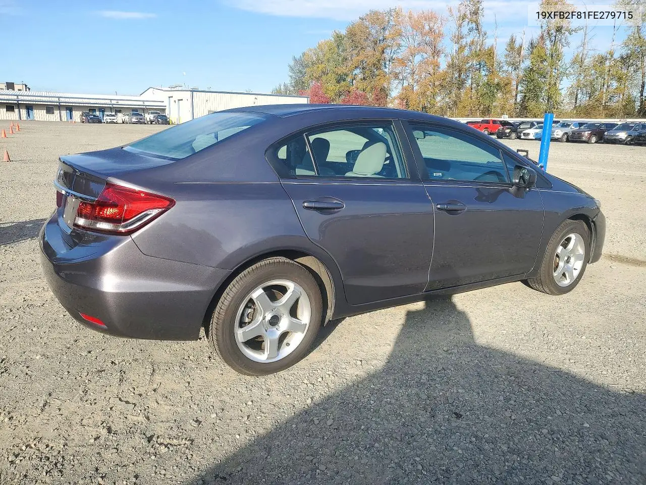 2015 HONDA CIVIC VIN 19XFB2F81FE279715 — фото 3