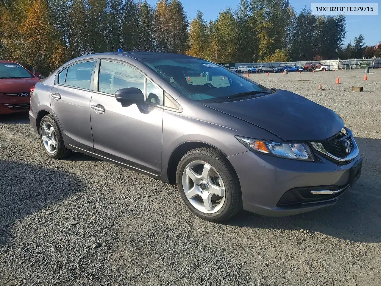 2015 HONDA CIVIC VIN 19XFB2F81FE279715 — фото 4