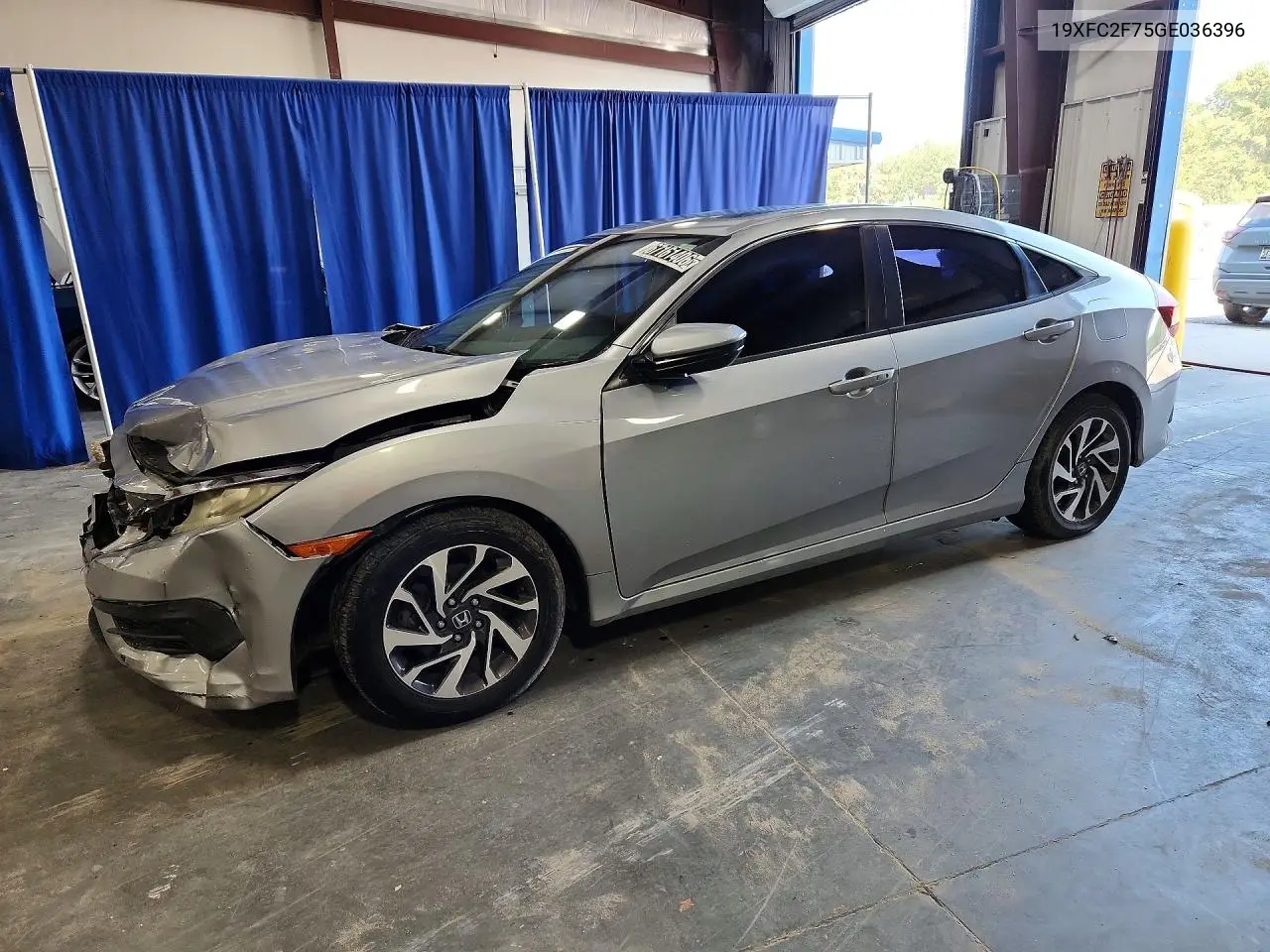 2016 HONDA CIVIC VIN 19XFC2F75GE036396 — фото 3