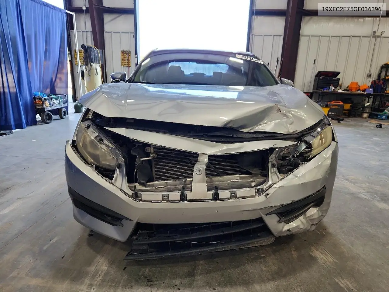 2016 HONDA CIVIC VIN 19XFC2F75GE036396 — фото 5