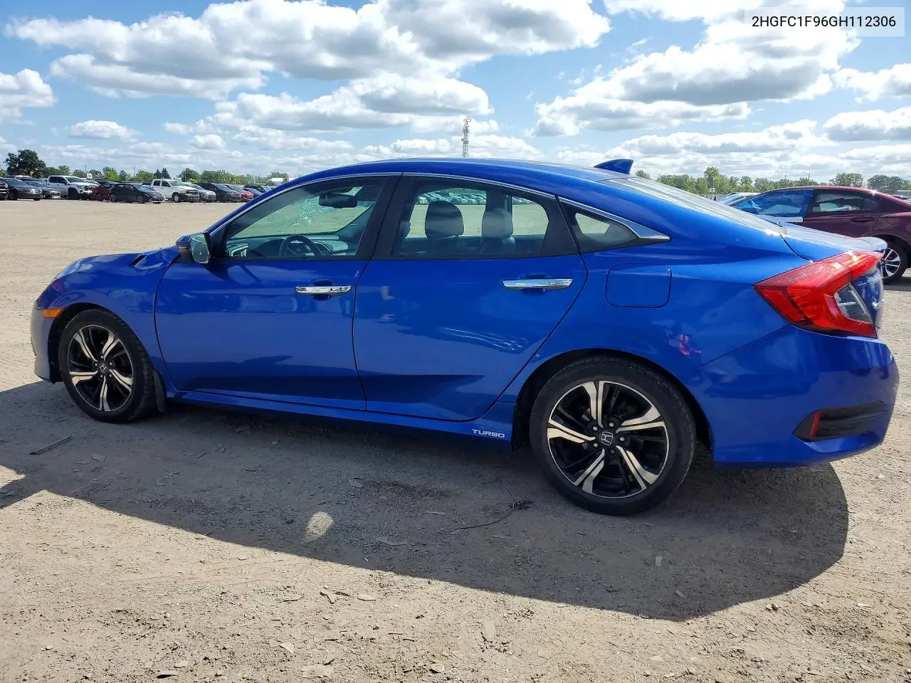 2016 HONDA CIVIC VIN 2HGFC1F96GH112306 — фото 2