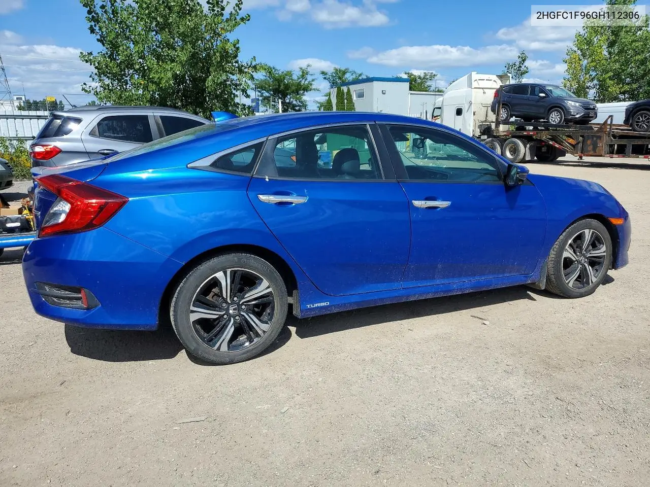 2016 HONDA CIVIC VIN 2HGFC1F96GH112306 — фото 3