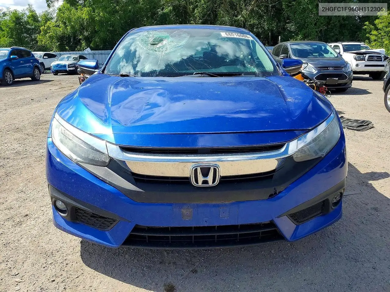 2016 HONDA CIVIC VIN 2HGFC1F96GH112306 — фото 5