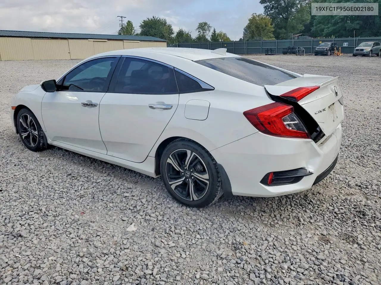 2016 HONDA CIVIC VIN 19XFC1F95GE002180 — фото 2