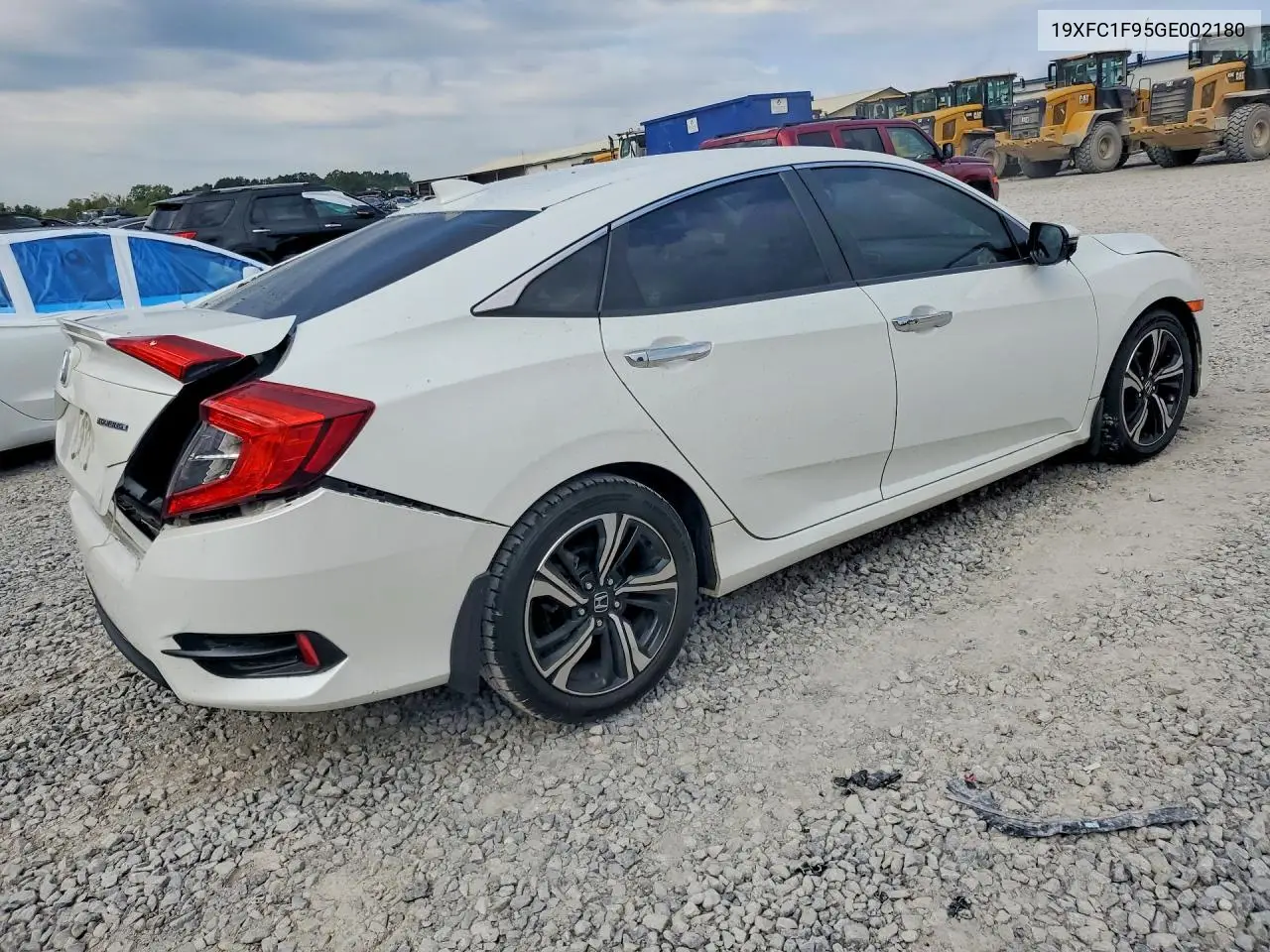 2016 HONDA CIVIC VIN 19XFC1F95GE002180 — фото 3