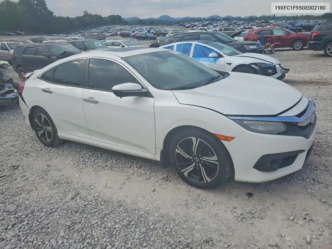 2016 HONDA CIVIC VIN 19XFC1F95GE002180 — фото 4
