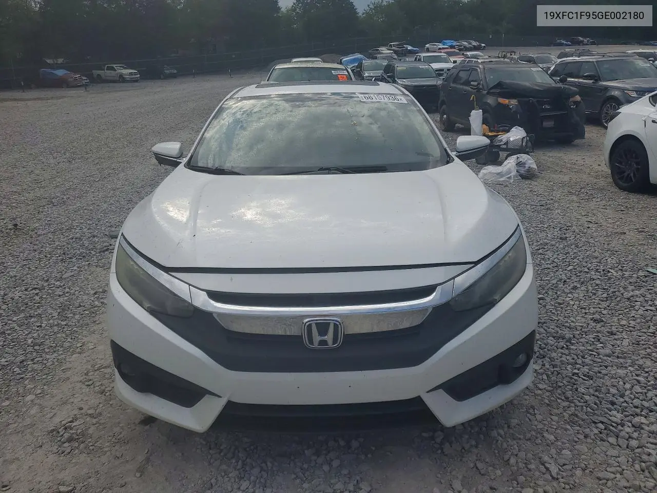 2016 HONDA CIVIC VIN 19XFC1F95GE002180 — фото 5
