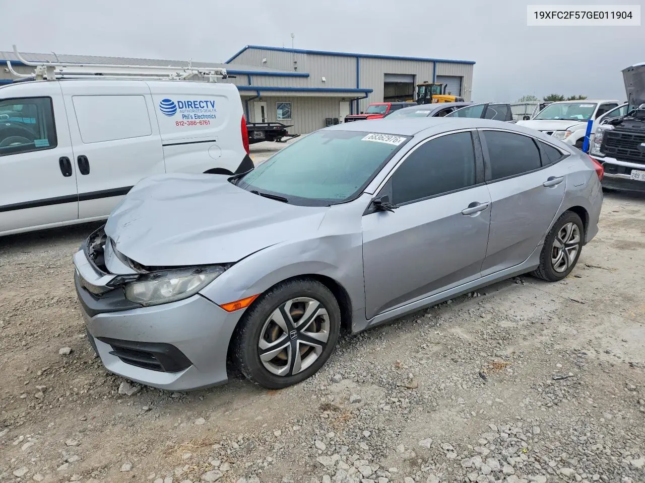 HONDA CIVIC 2016, VIN 19XFC2F57GE011904