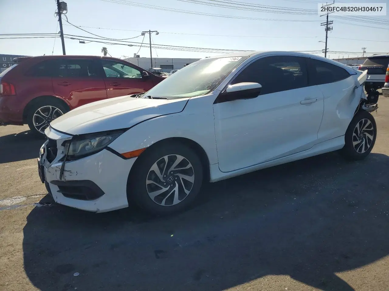 HONDA CIVIC 2016, VIN 2HGFC4B52GH304617