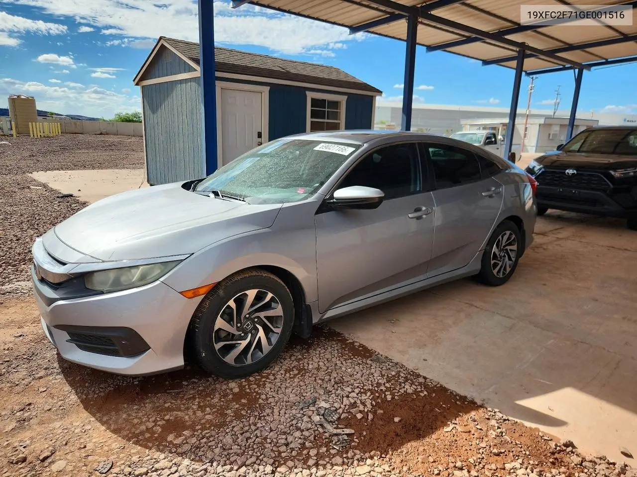 HONDA CIVIC 2016, VIN 19XFC2F71GE001516