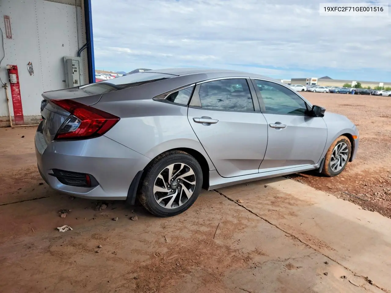 2016 HONDA CIVIC VIN 19XFC2F71GE001516 — фото 3