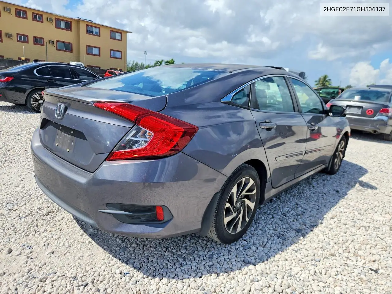 2016 HONDA CIVIC VIN 2HGFC2F71GH506137 — фото 3