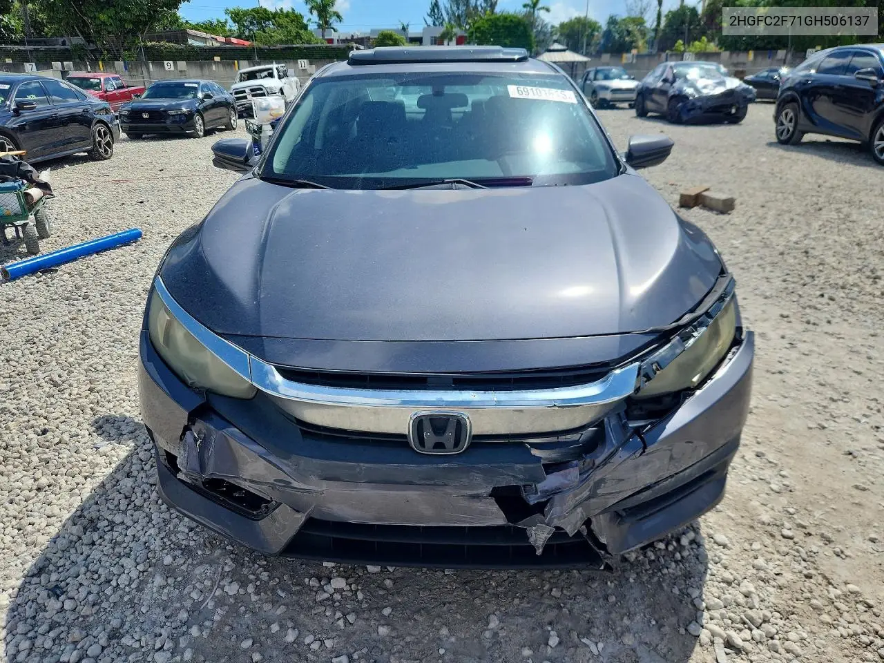 2016 HONDA CIVIC VIN 2HGFC2F71GH506137 — фото 5