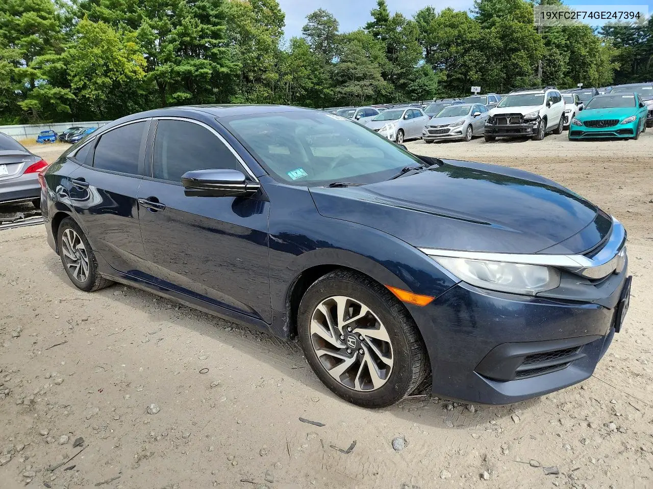 2016 HONDA CIVIC VIN 19XFC2F74GE247394 — фото 4