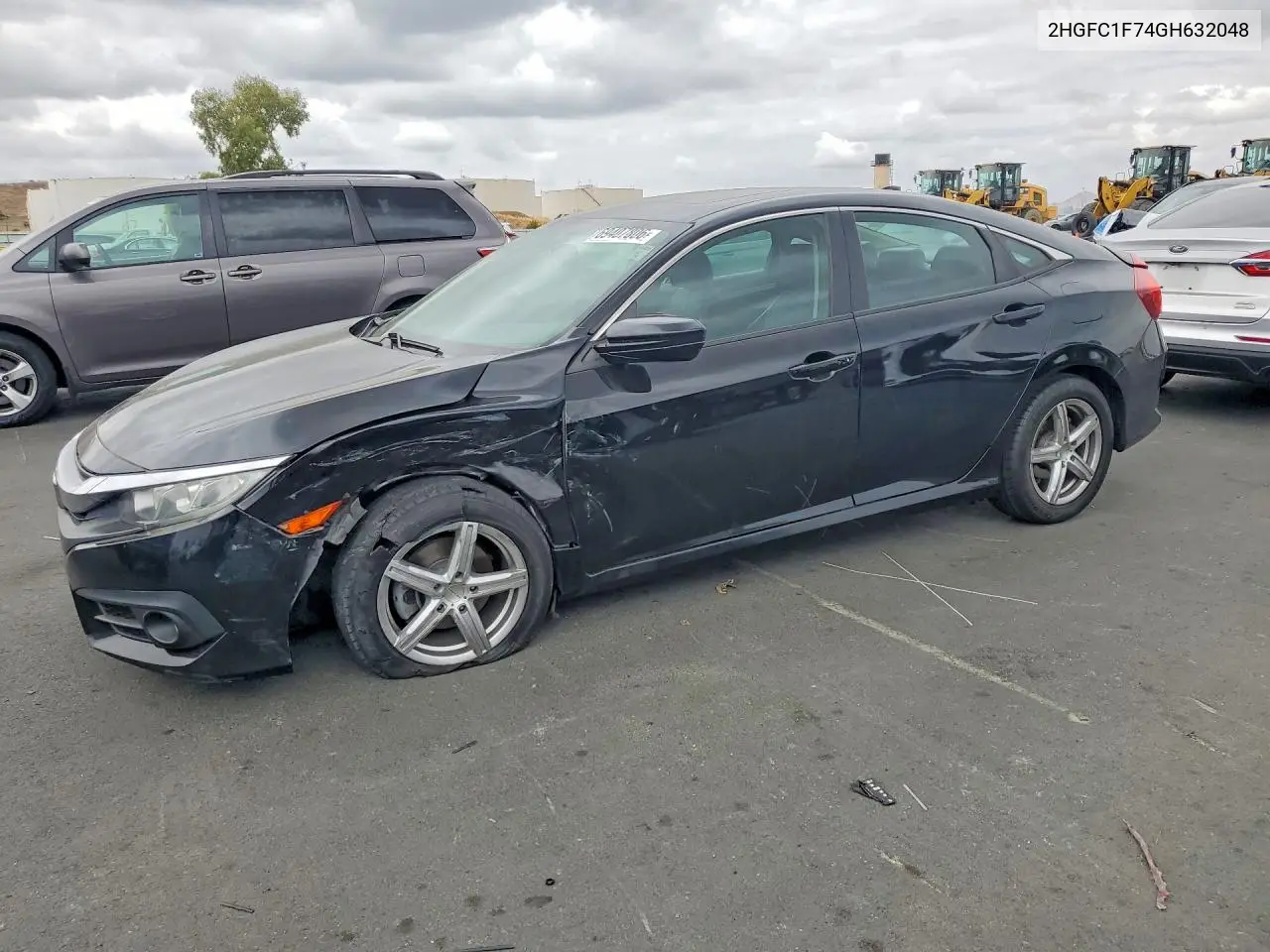 HONDA CIVIC 2016, VIN 2HGFC1F74GH632048