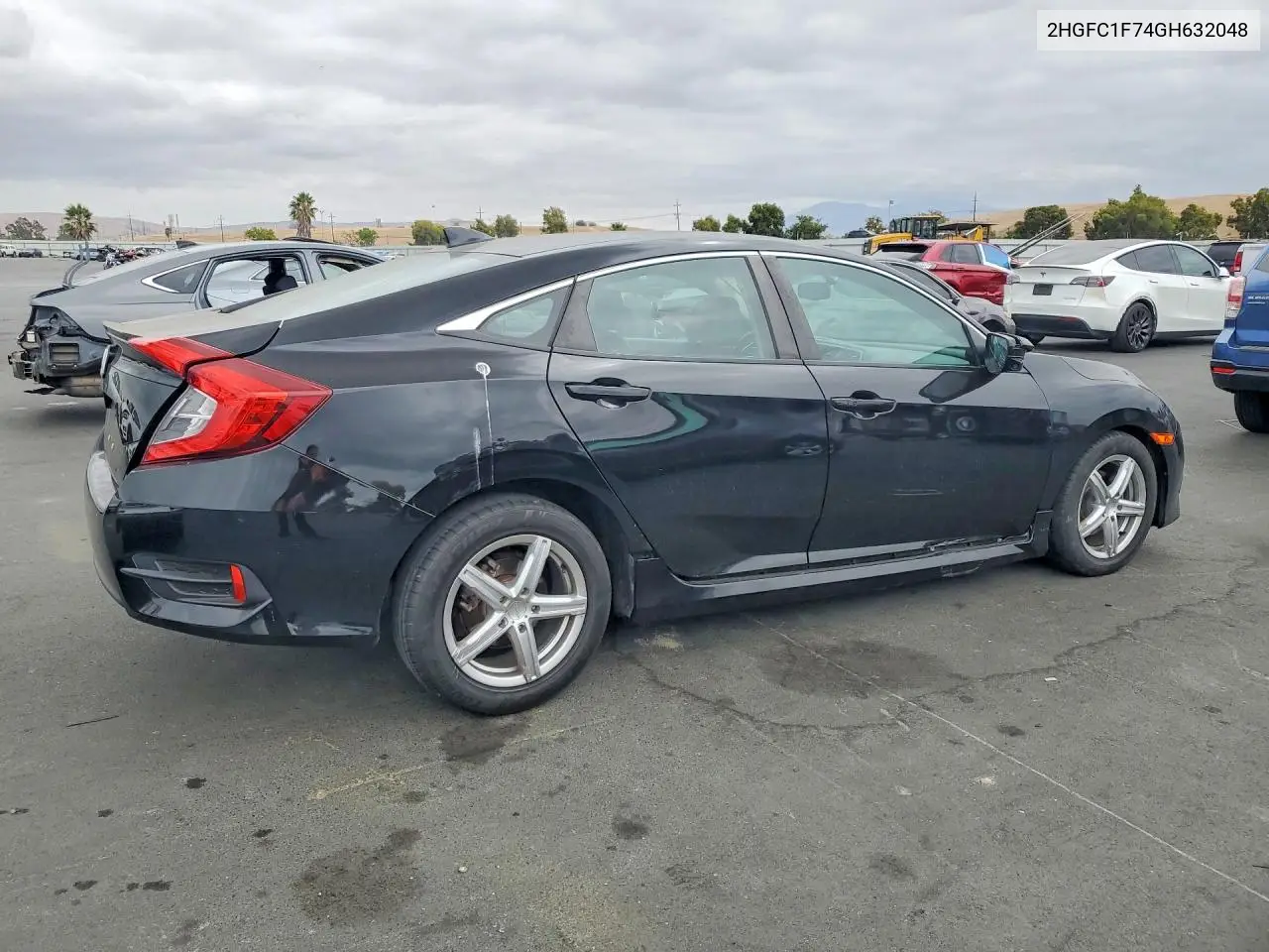 2016 HONDA CIVIC VIN 2HGFC1F74GH632048 — фото 3