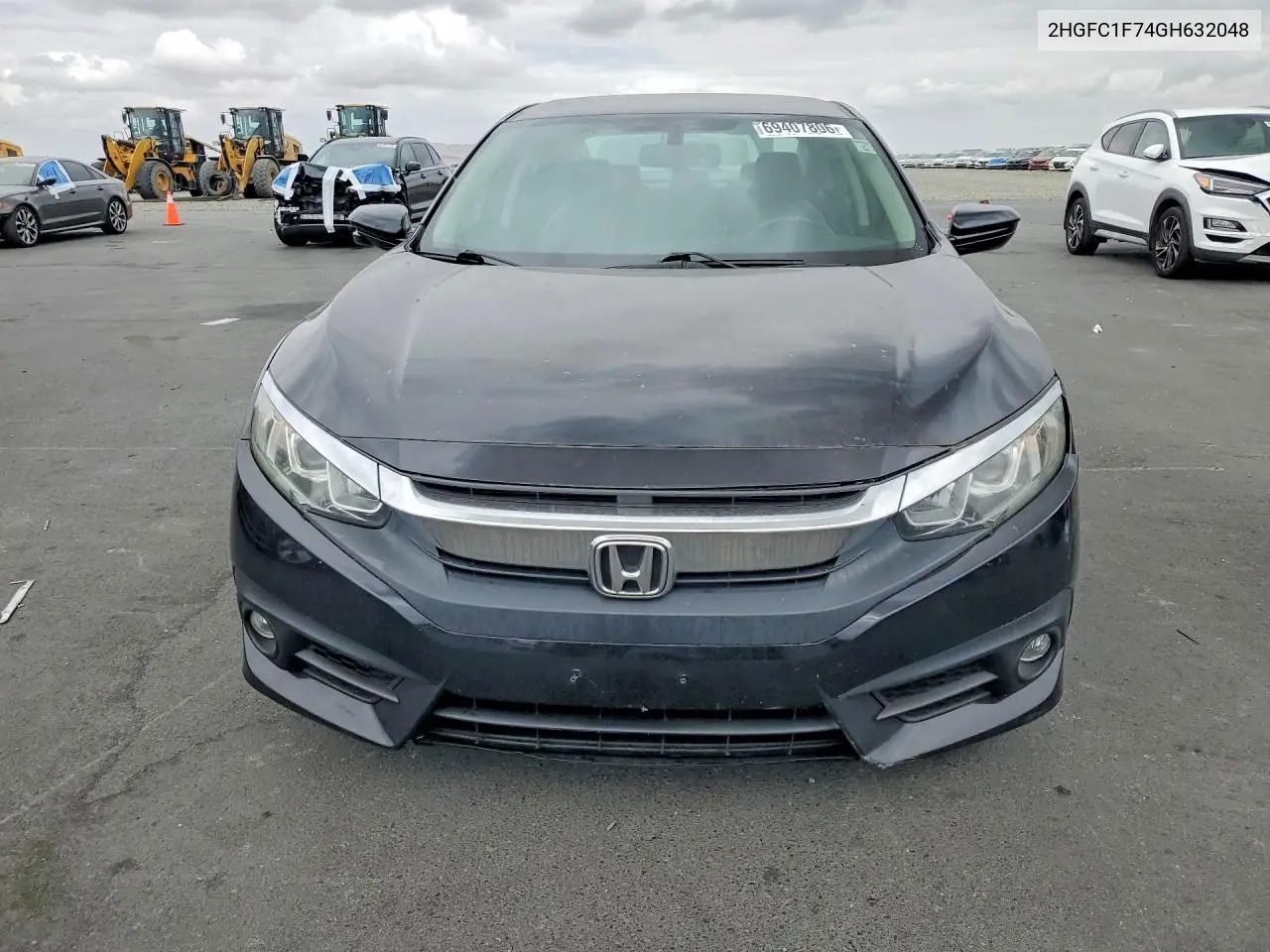 2016 HONDA CIVIC VIN 2HGFC1F74GH632048 — фото 5
