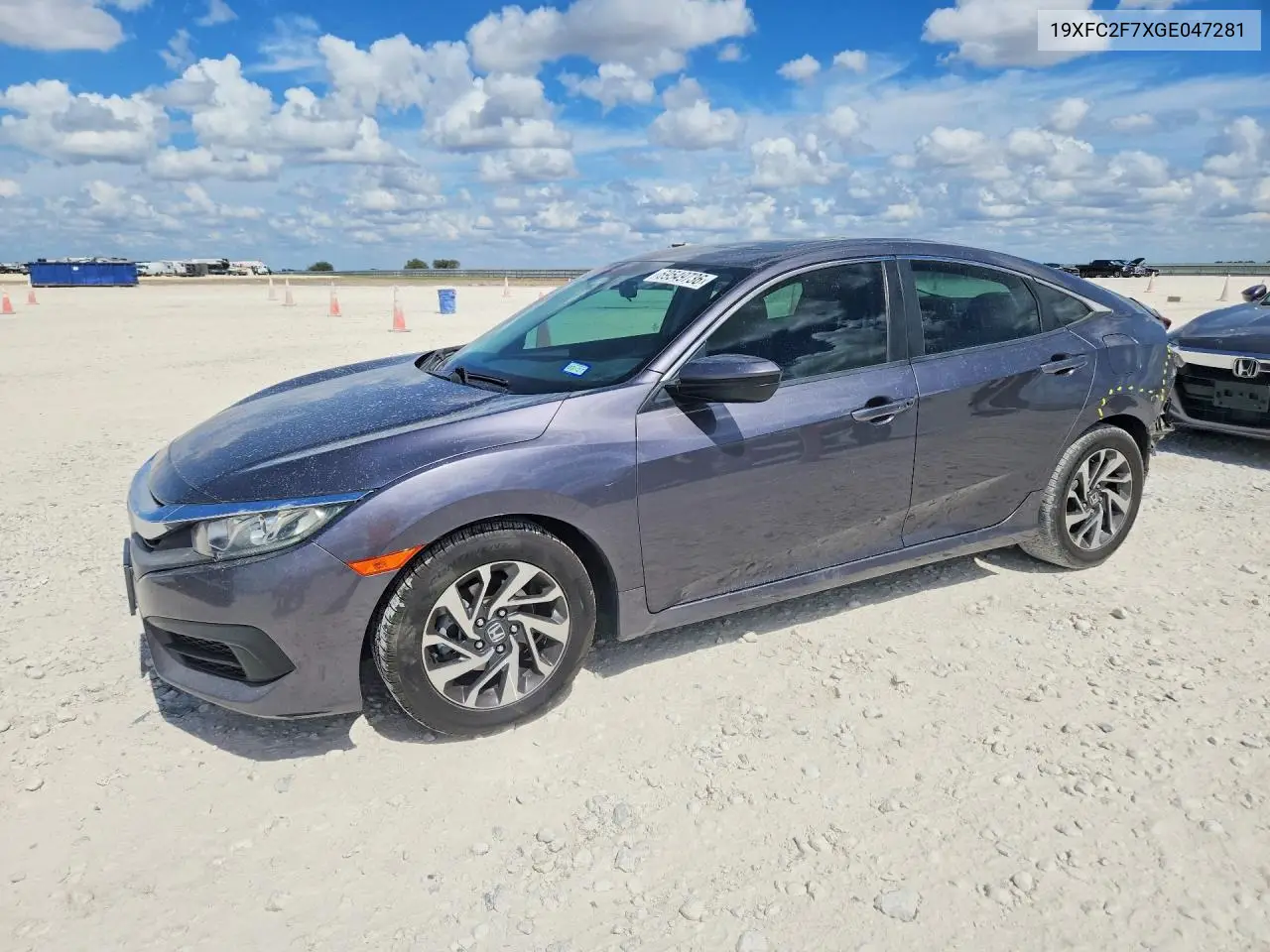 HONDA CIVIC 2016, VIN 19XFC2F7XGE047281