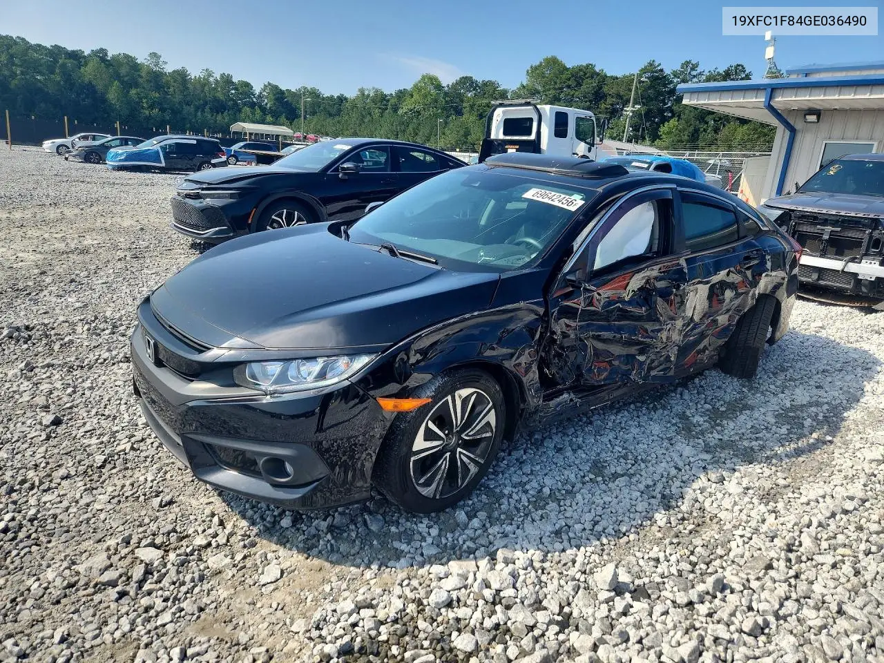 HONDA CIVIC 2016, VIN 19XFC1F84GE036490