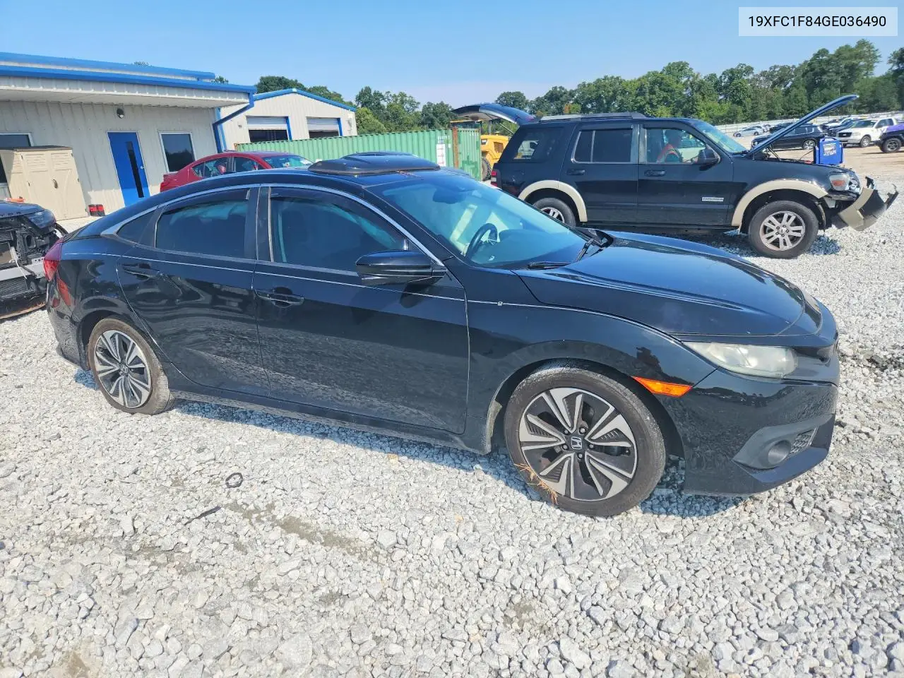 2016 HONDA CIVIC VIN 19XFC1F84GE036490 — фото 4