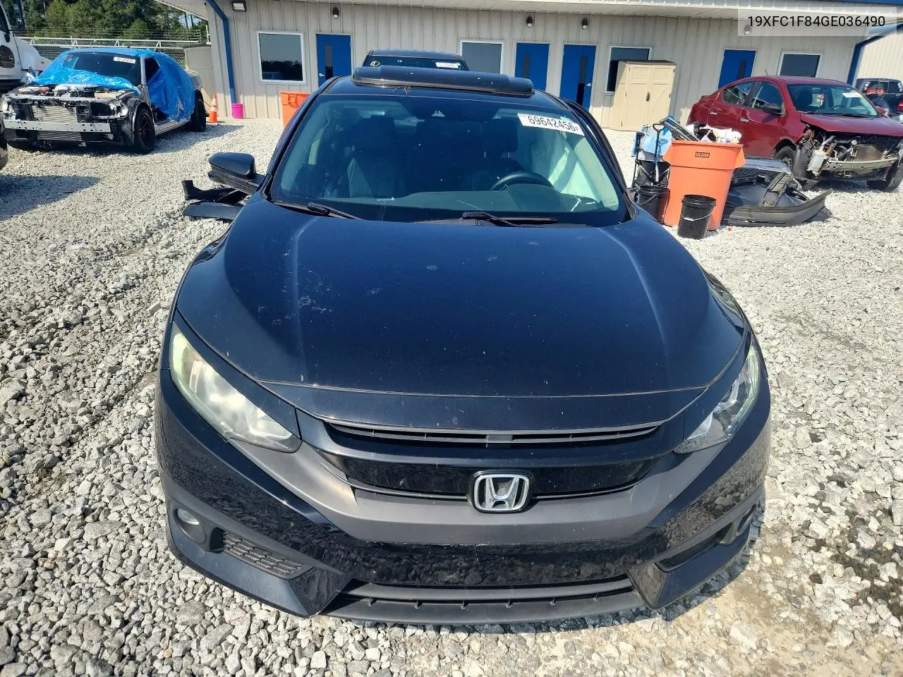 2016 HONDA CIVIC VIN 19XFC1F84GE036490 — фото 5