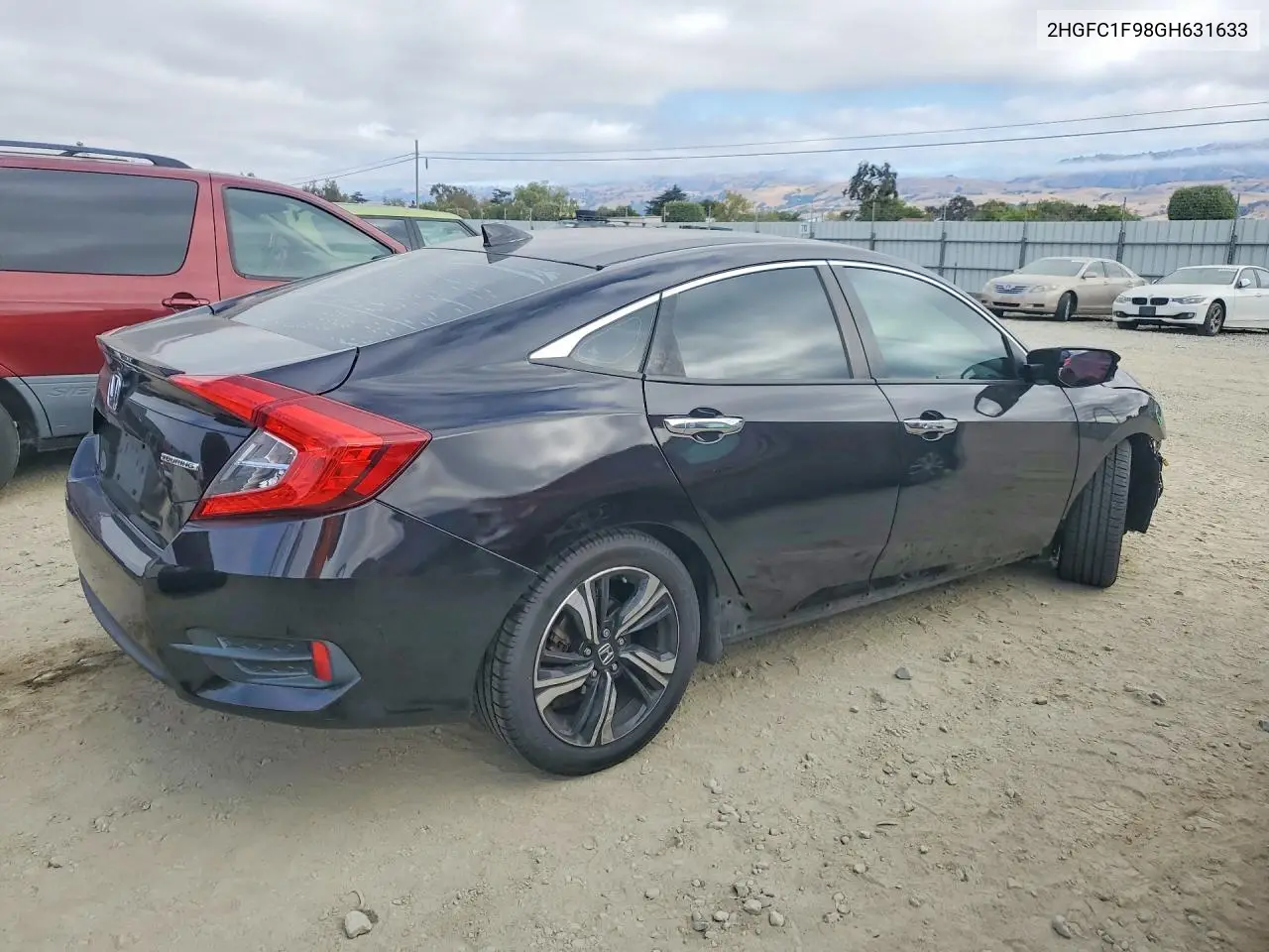 2016 HONDA CIVIC VIN 2HGFC1F98GH631633 — фото 3