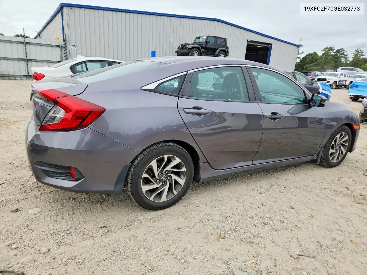 2016 HONDA CIVIC VIN 19XFC2F70GE032773 — фото 3