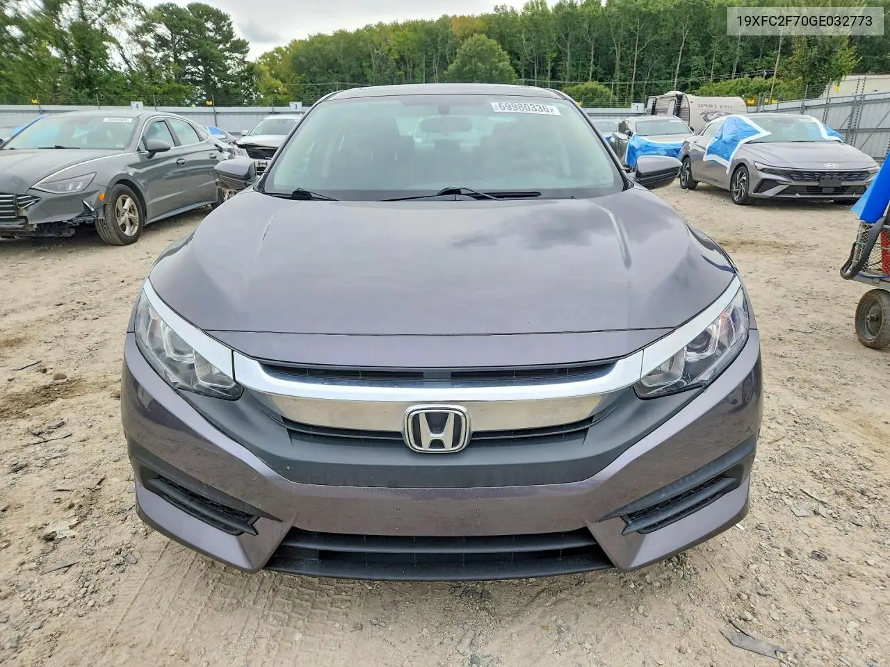 2016 HONDA CIVIC VIN 19XFC2F70GE032773 — фото 5