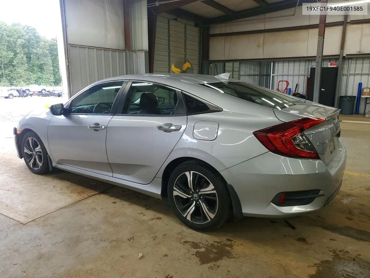 2016 HONDA CIVIC VIN 19XFC1F94GE001585 — фото 2