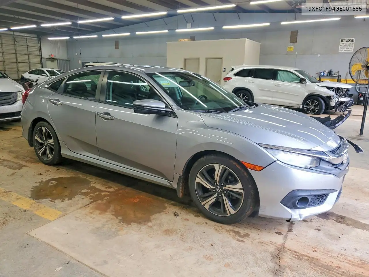 2016 HONDA CIVIC VIN 19XFC1F94GE001585 — фото 4