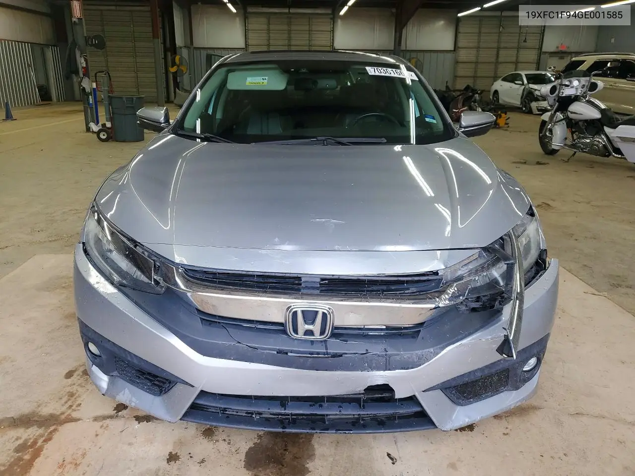 2016 HONDA CIVIC VIN 19XFC1F94GE001585 — фото 5
