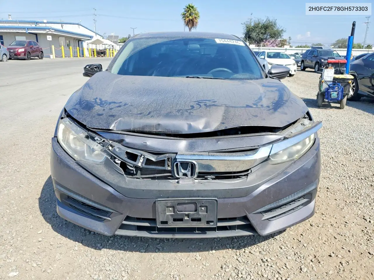 2016 HONDA CIVIC VIN 2HGFC2F78GH573303 — фото 5