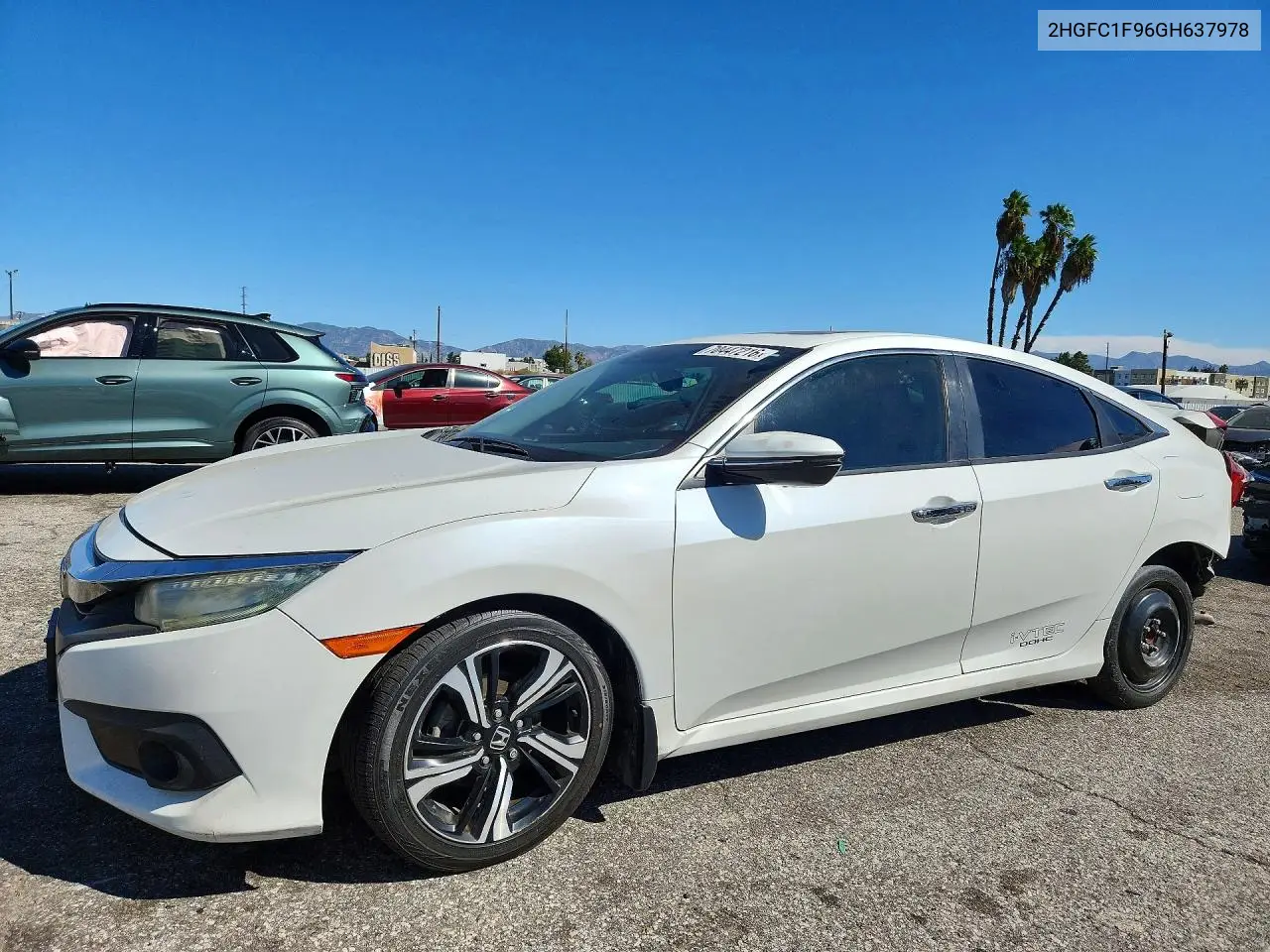 HONDA CIVIC 2016, VIN 2HGFC1F96GH637978
